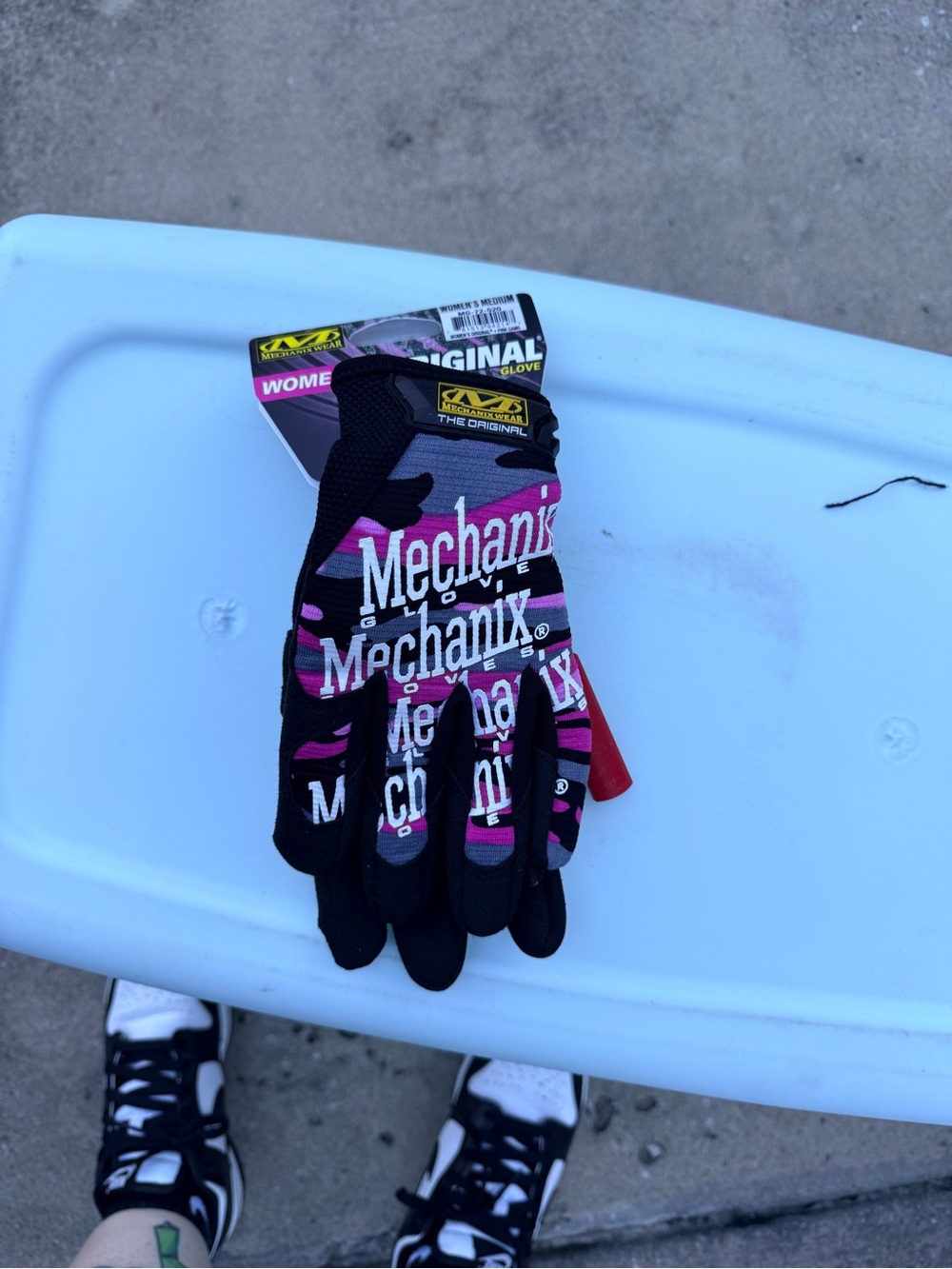 Mechanix Wear Women's Pink Camo Original Work Gloves